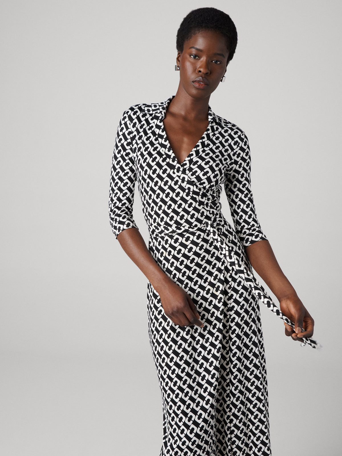 Abigail Silk Jersey Maxi Wrap Dress
