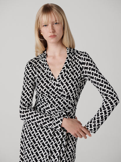 Jeanne Silk Jersey Wrap Dress