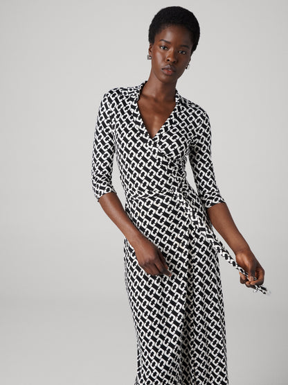 Abigail Silk Jersey Maxi Wrap Dress